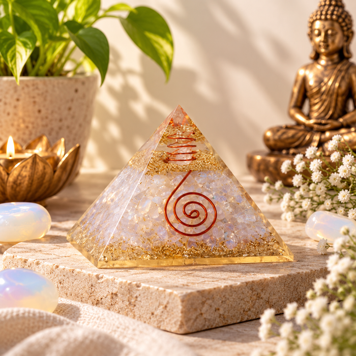 Opalite pyramid