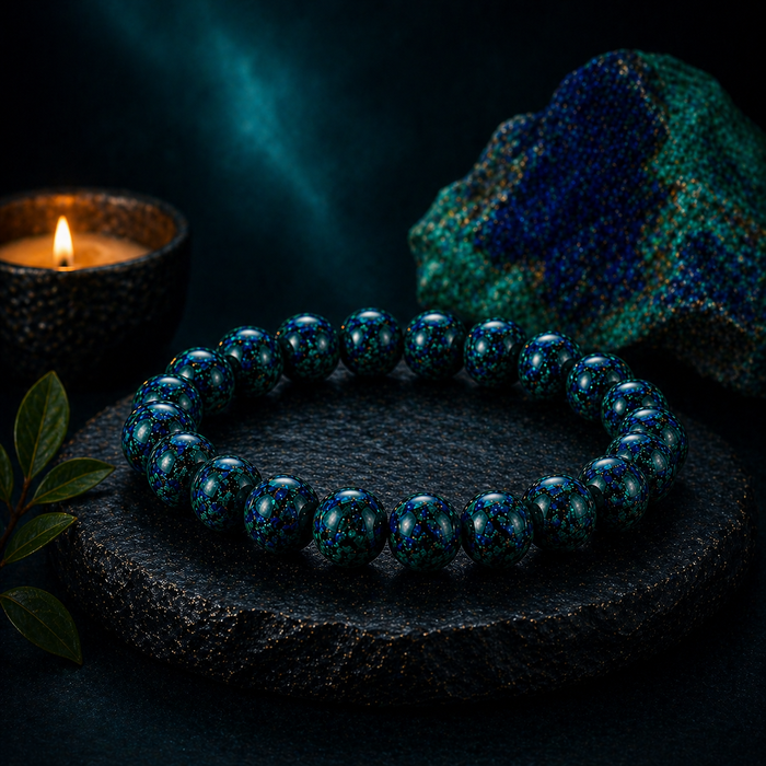 Azurite bracelet